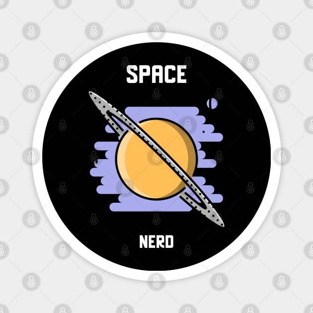 Space nerd - take me to the moon Magnet by All About Nerds